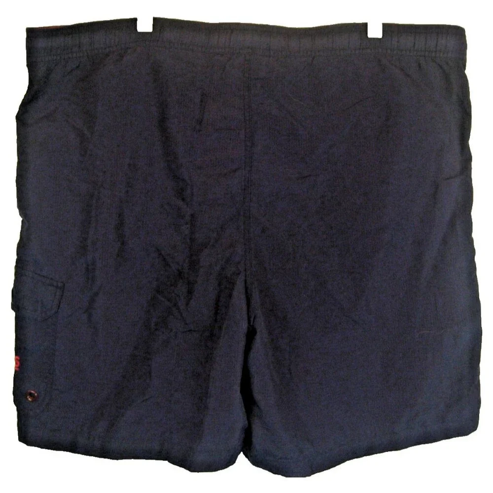 Mens Vintage Ralph Lauren Chaps Blue Swim Board Shorts  w Logo sz Lg